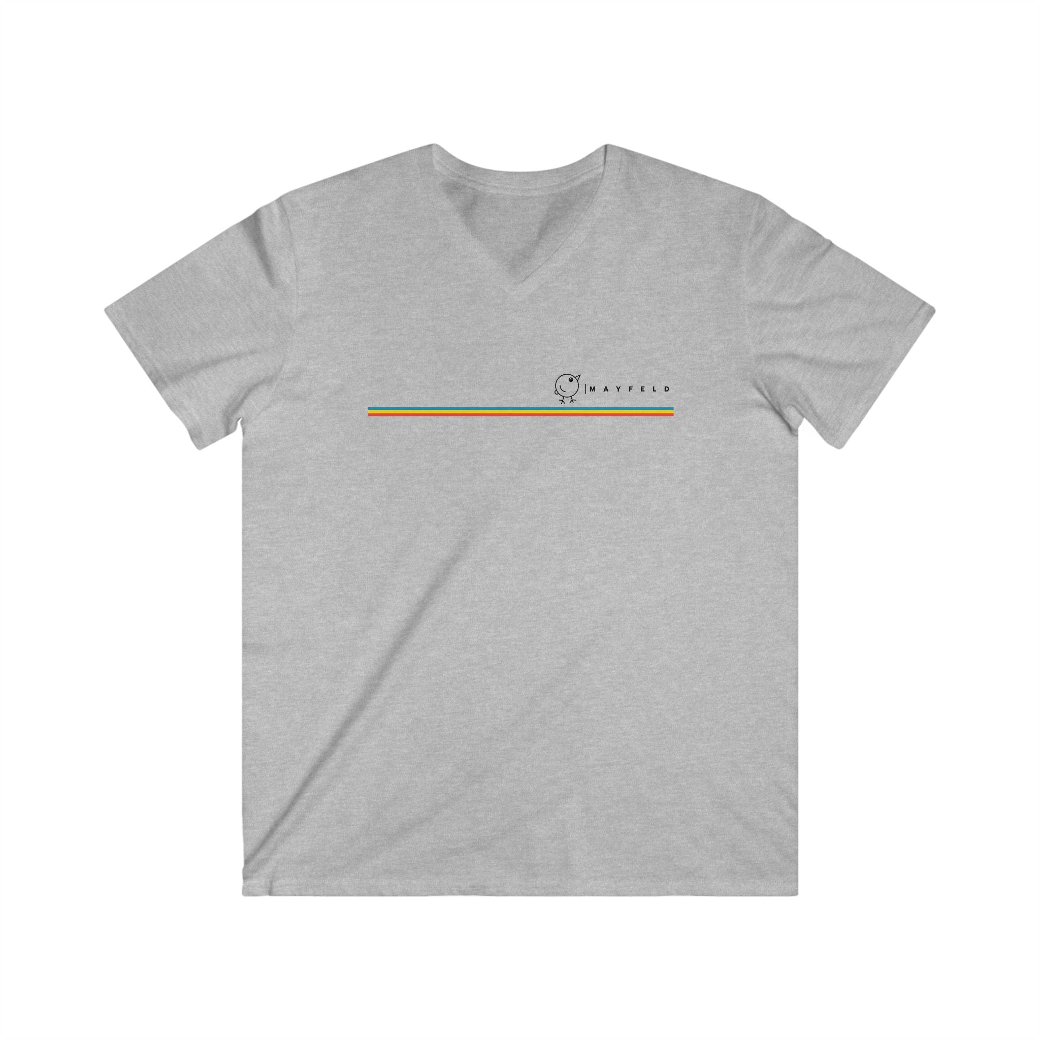 Men's V-Neck Logo Tee