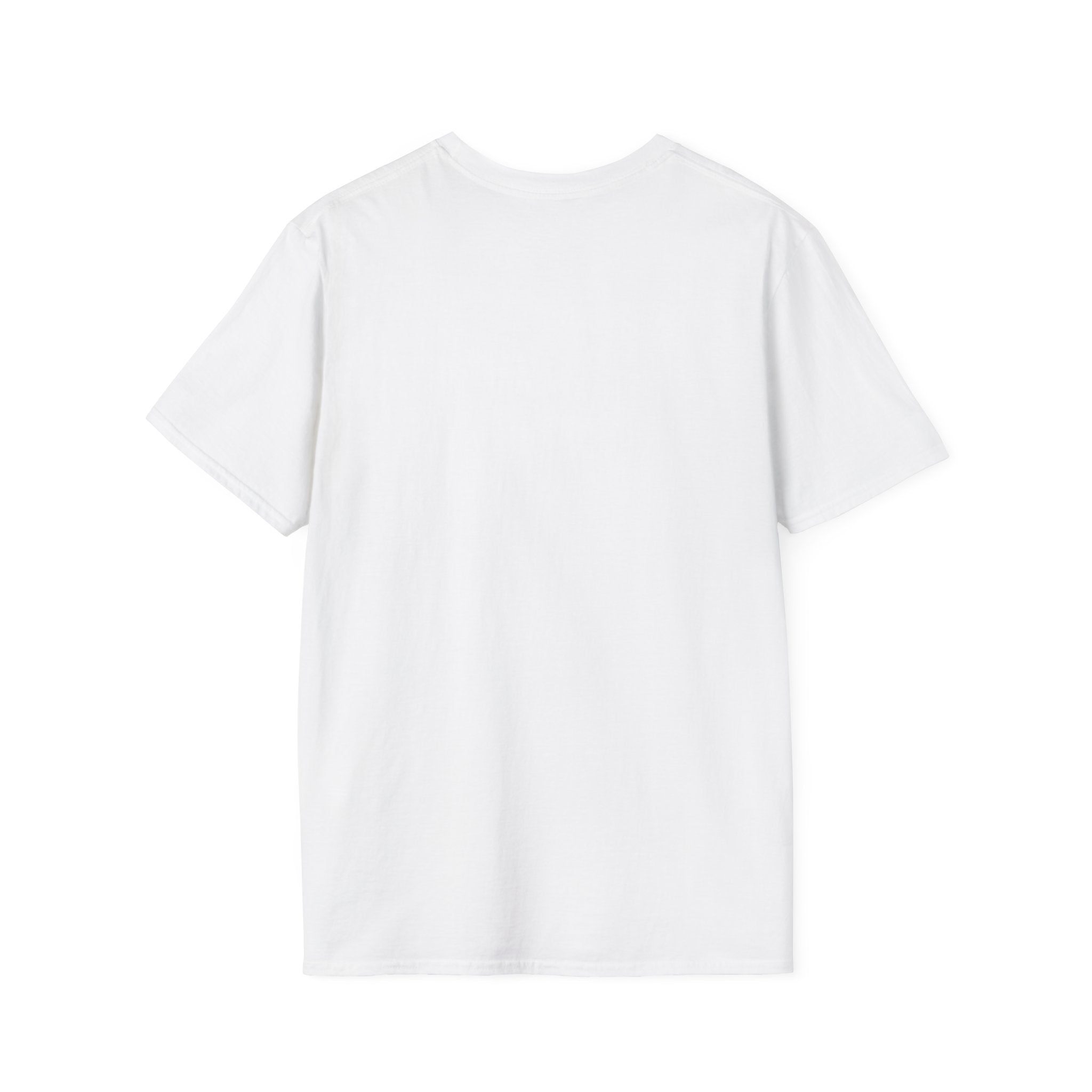 Men's Softstyle Cotton T-Shirt with Coloured Logo Design