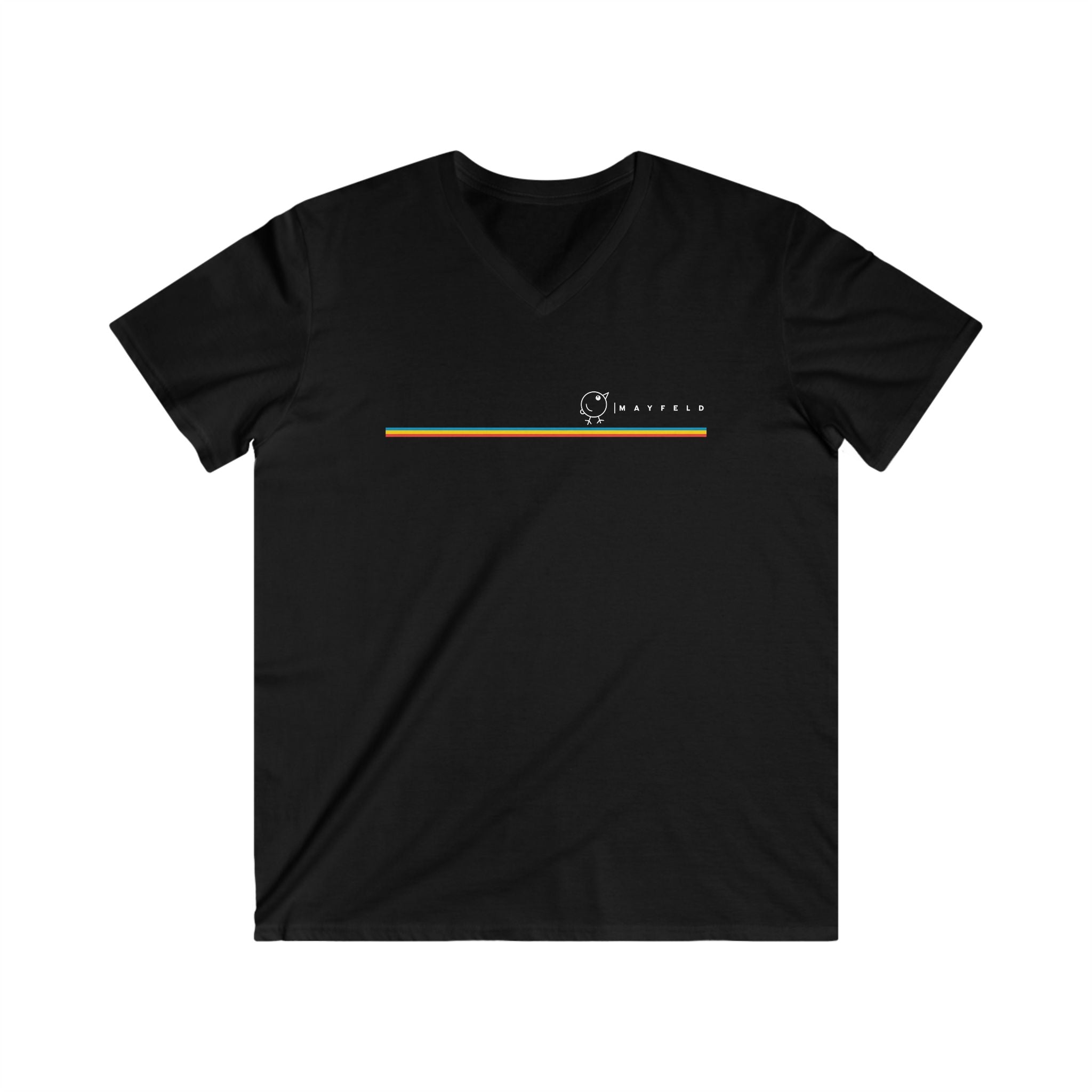 Men's V-Neck Logo Tee