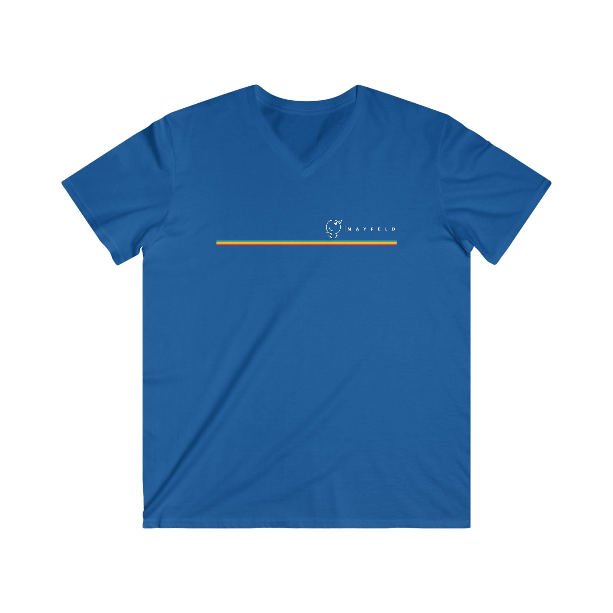Men's V-Neck Logo Tee