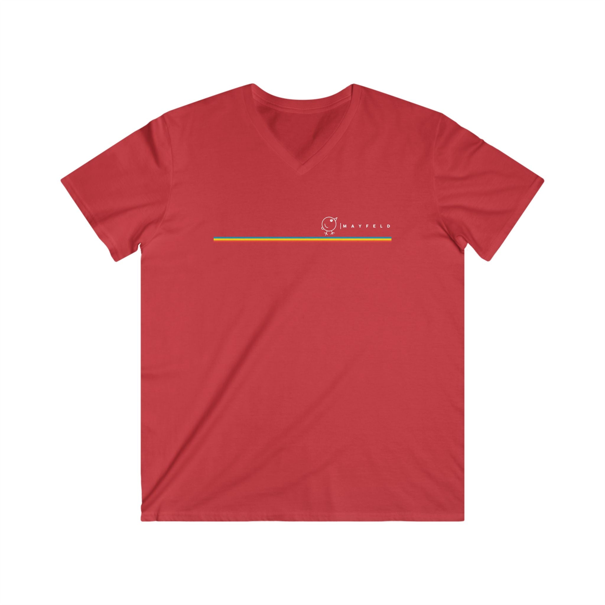 Men's V-Neck Logo Tee