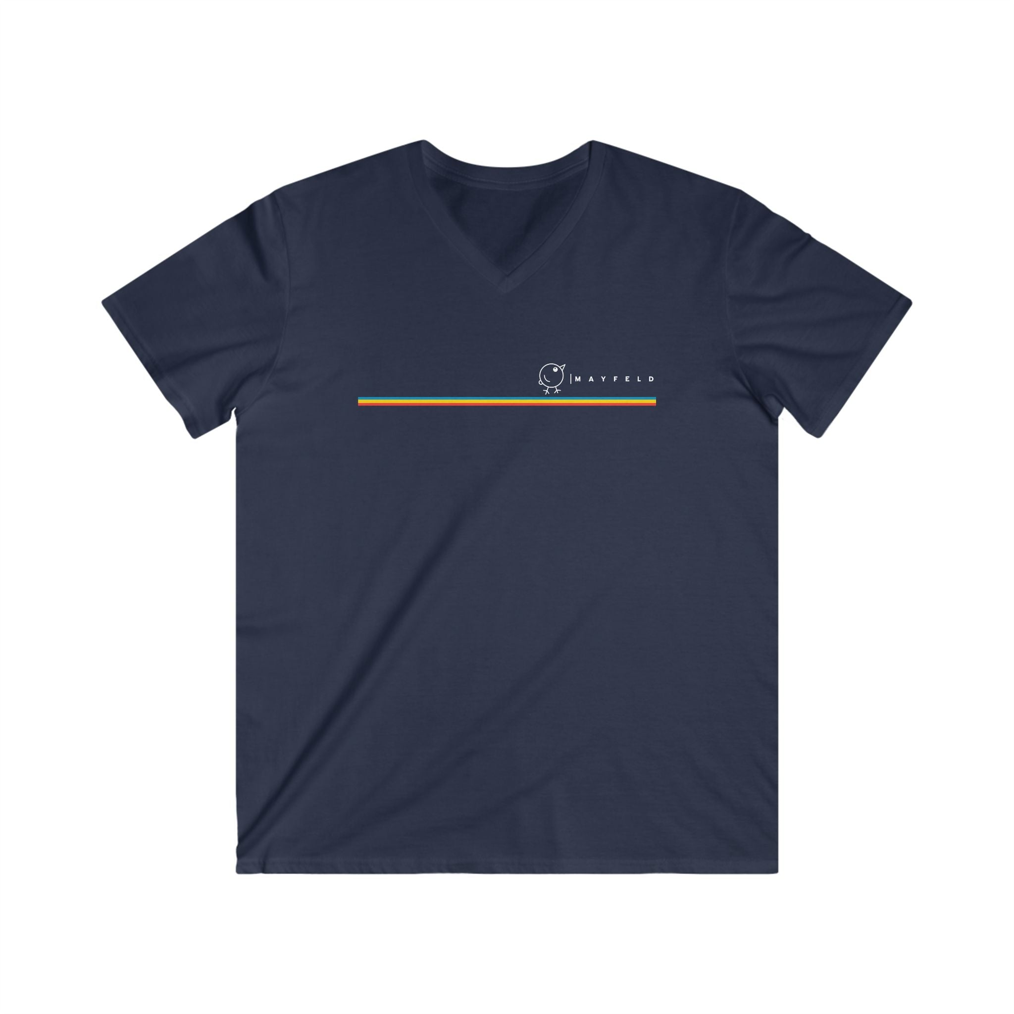 Men's V-Neck Logo Tee