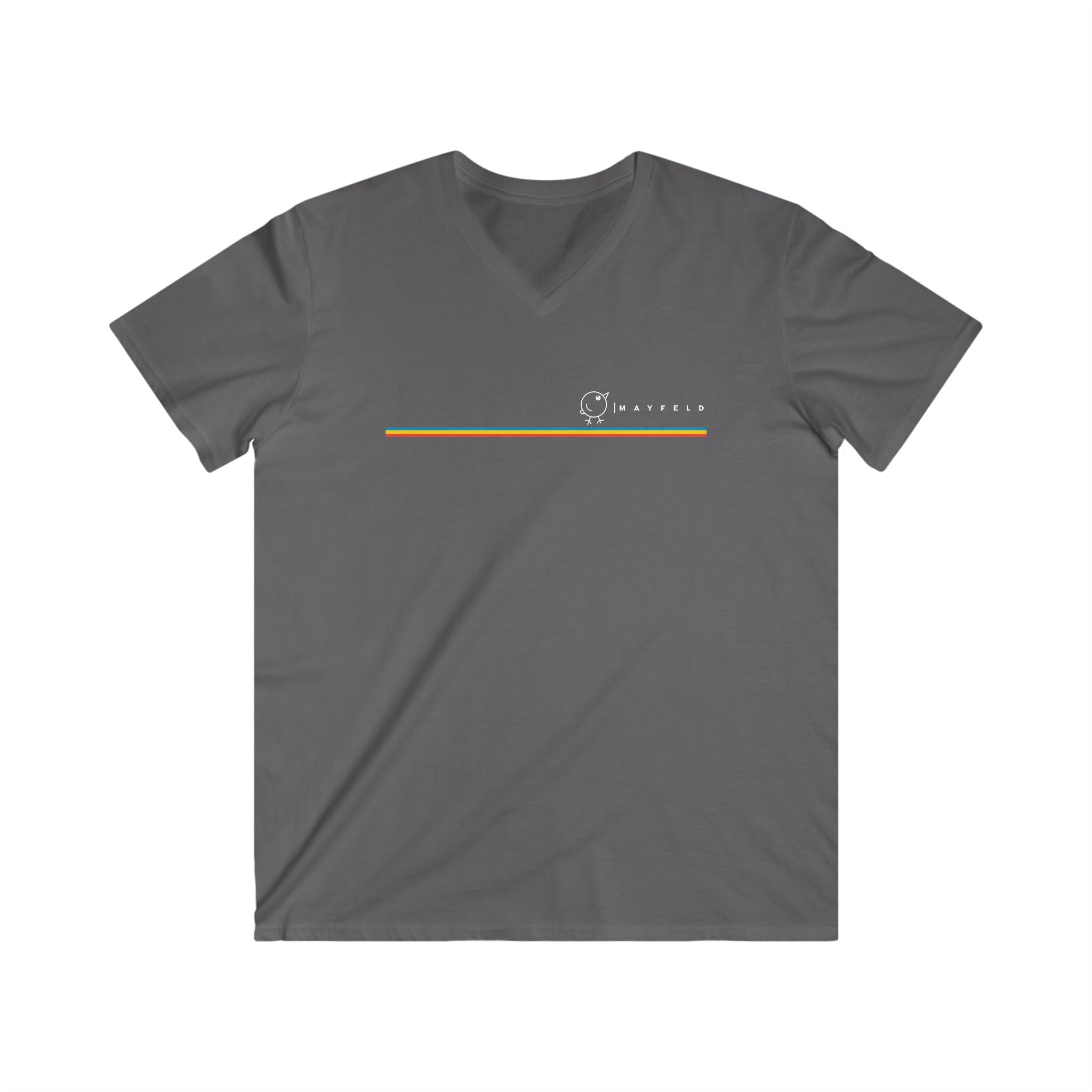 Men's V-Neck Logo Tee