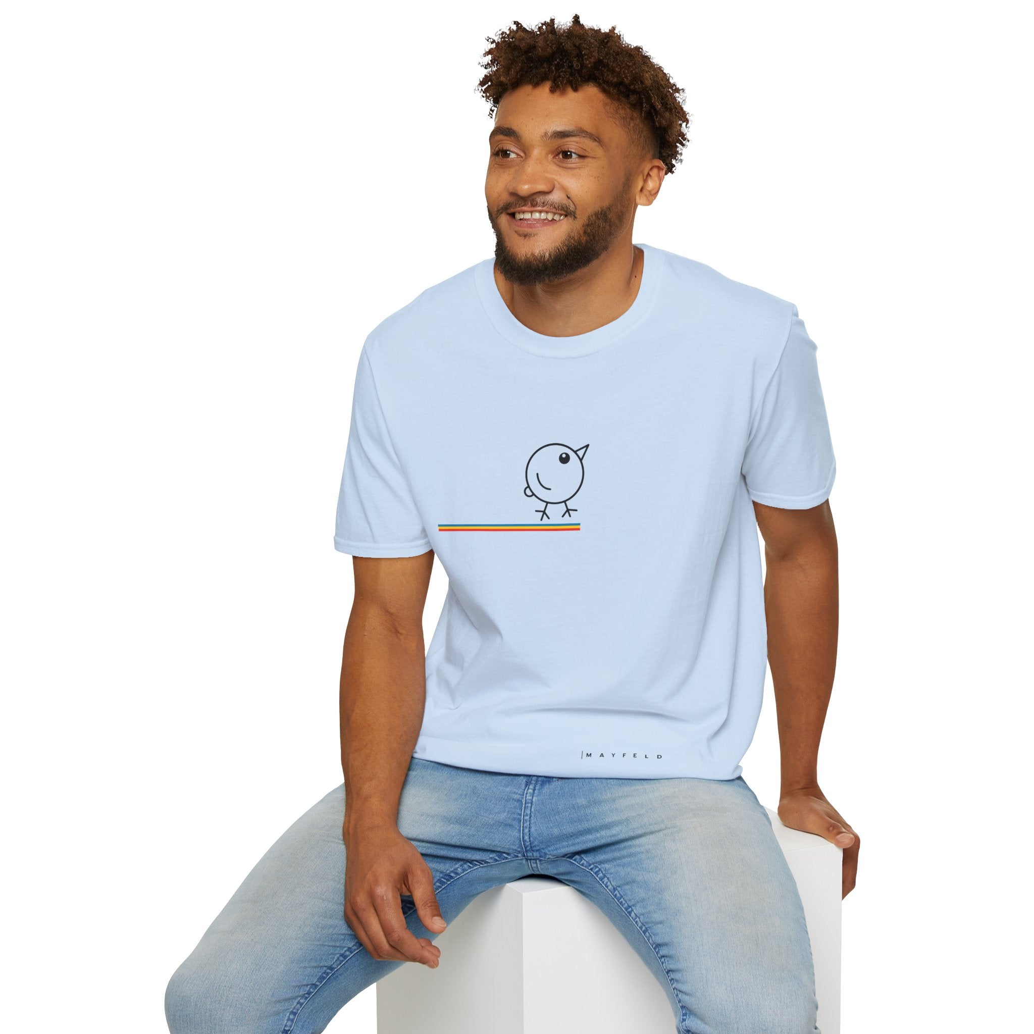 Men's  Minimalist Big Bird T-Shirt