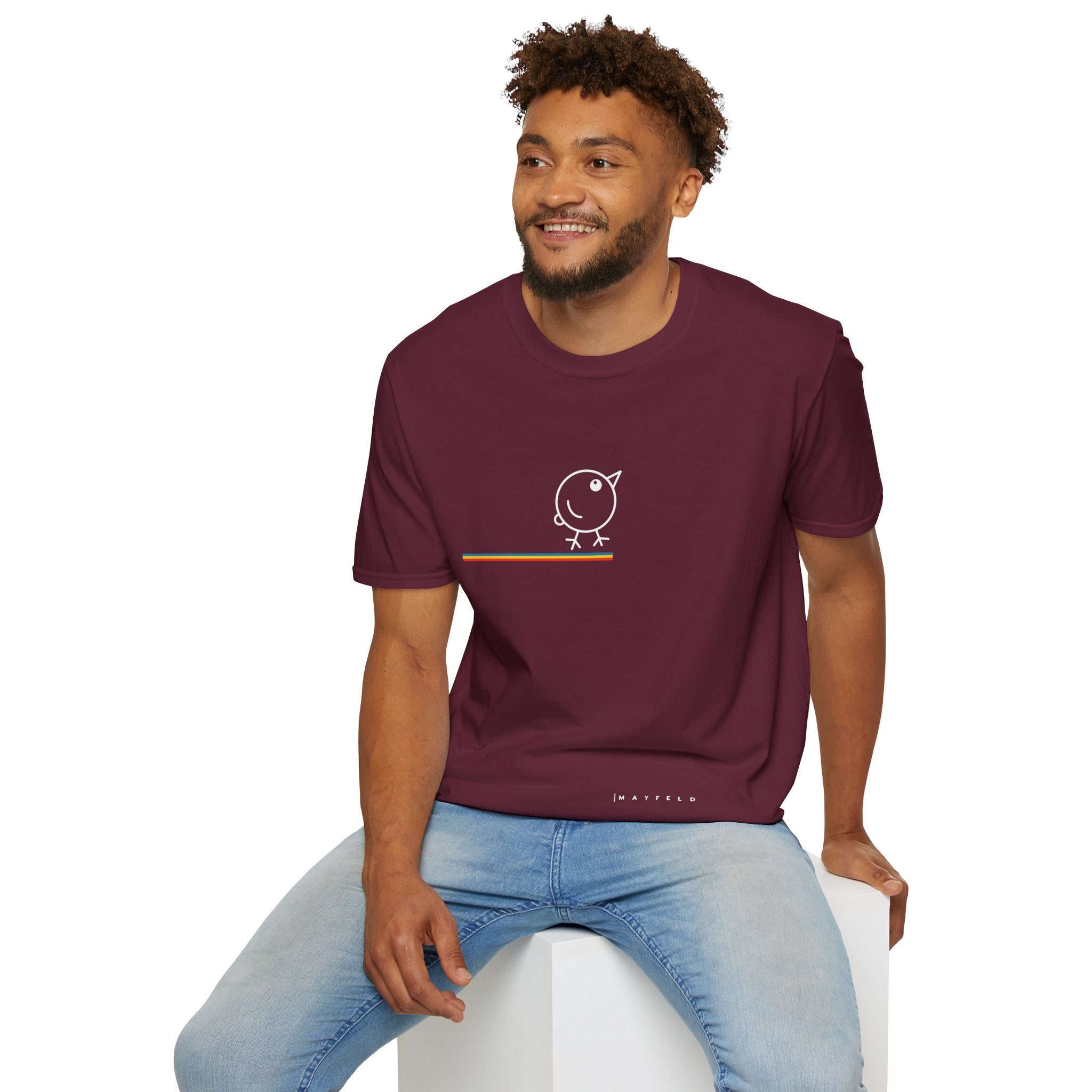 Men's  Minimalist Big Bird T-Shirt