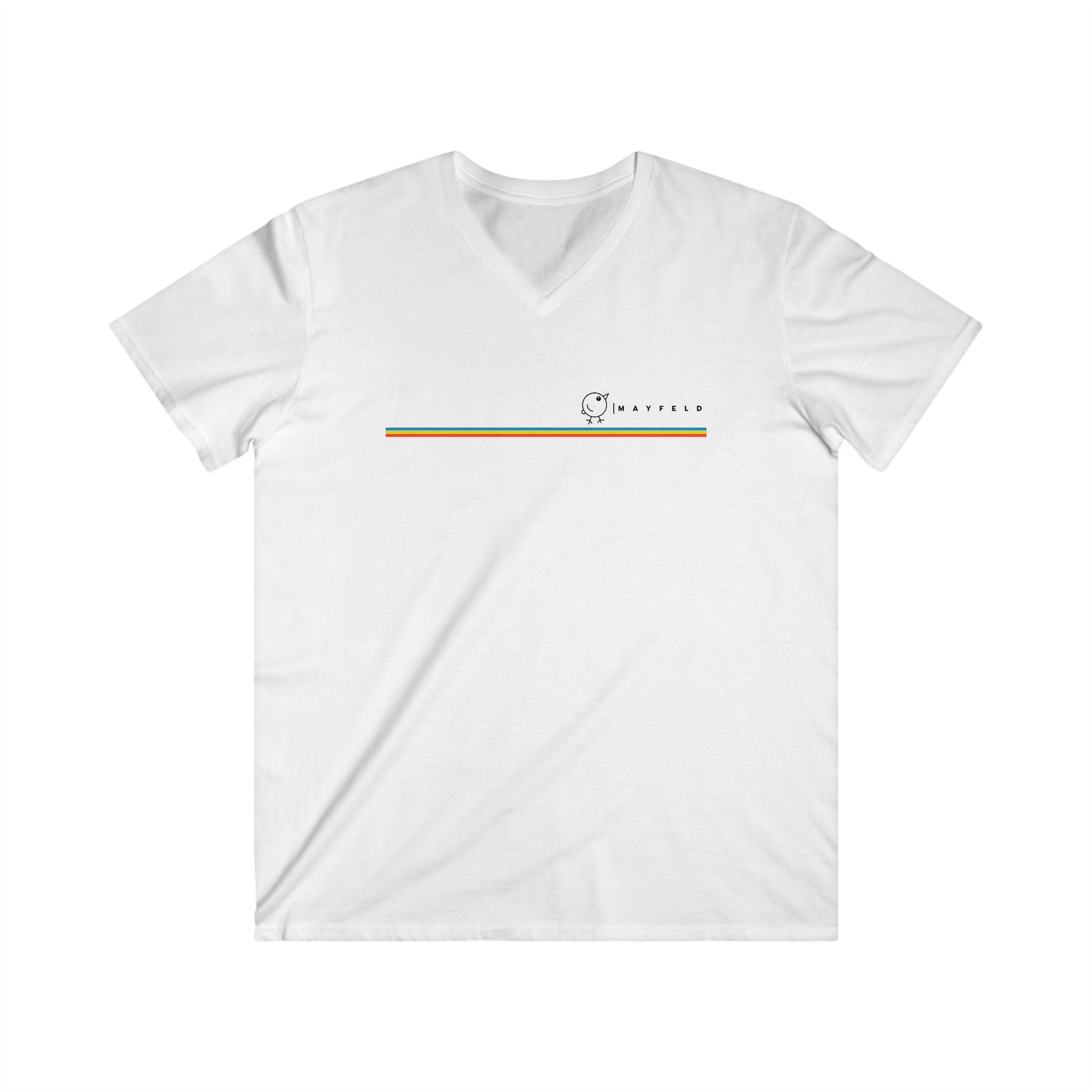 Men's V-Neck Logo Tee