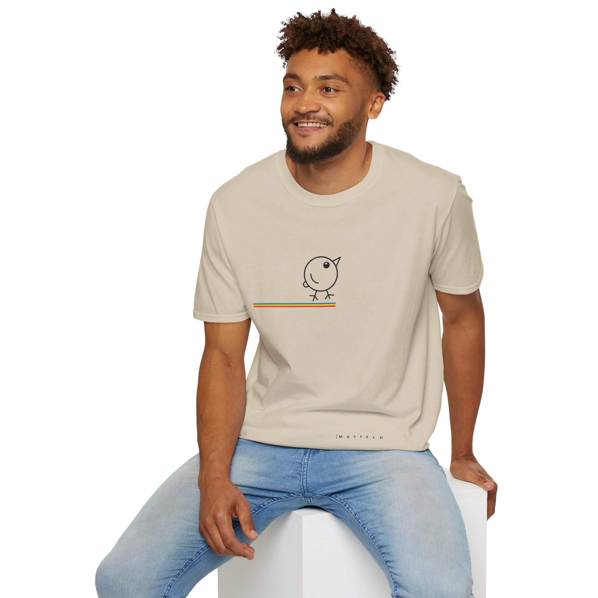 Men's  Minimalist Big Bird T-Shirt